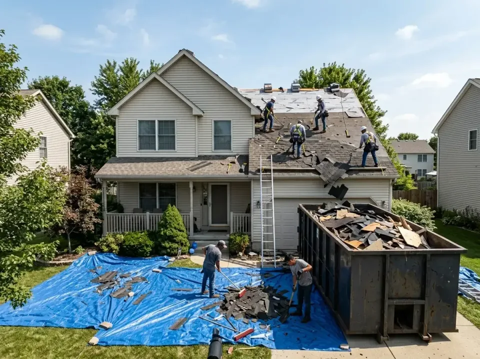 roof-replacement-debris-remova-004 — frequently asked questions, Cheapest Dumpster Rentals in Bokeelia, FL